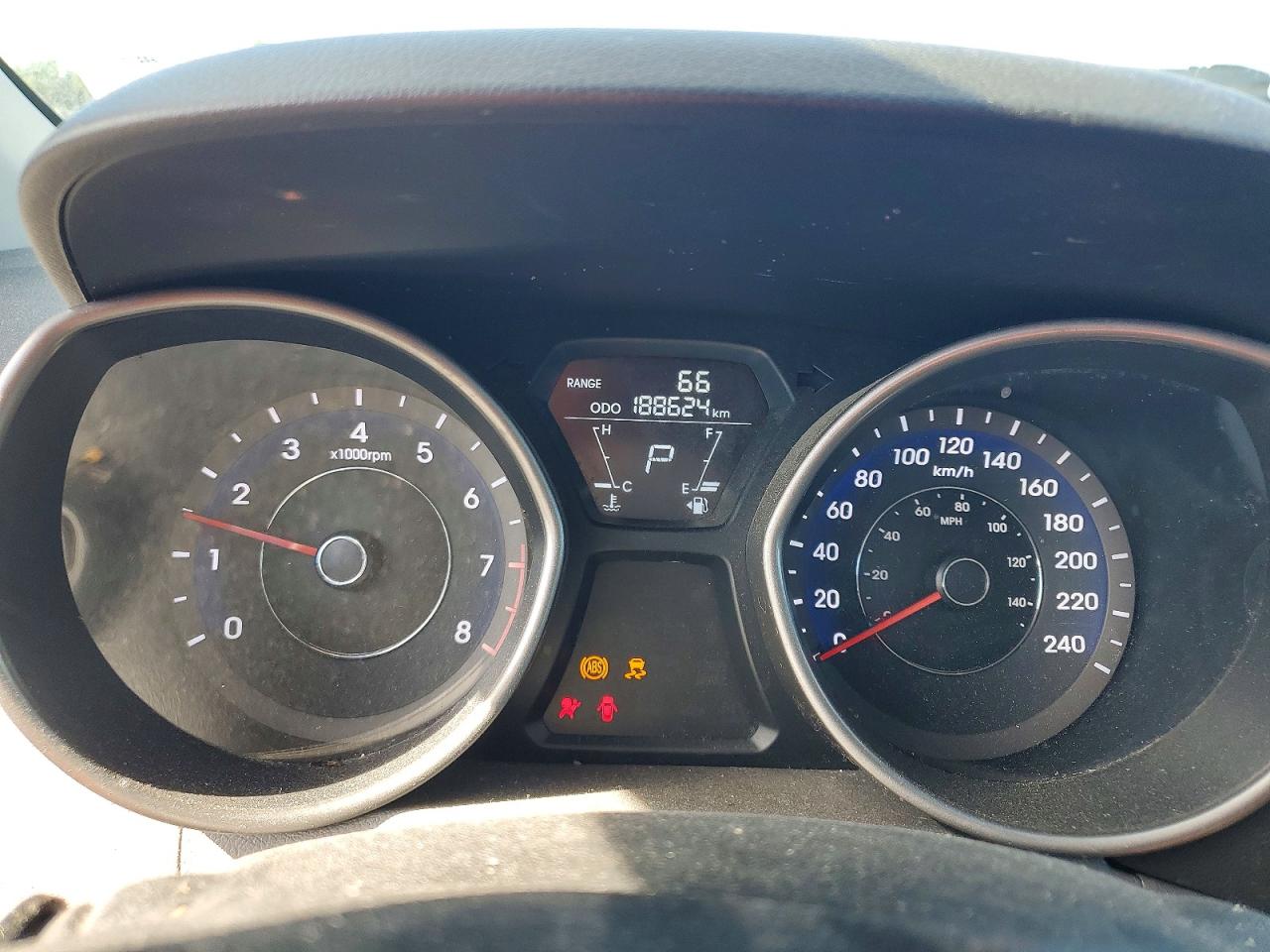 2012 Hyundai Elantra Gls Gray vin: 5NPDH4AE9CH130572