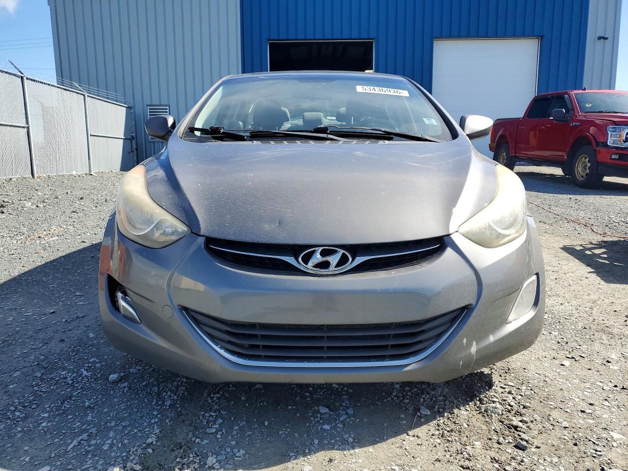 2012 Hyundai Elantra Gls Gray vin: 5NPDH4AE9CH130572