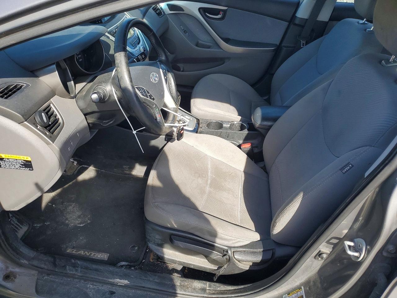 2012 Hyundai Elantra Gls Gray vin: 5NPDH4AE9CH130572