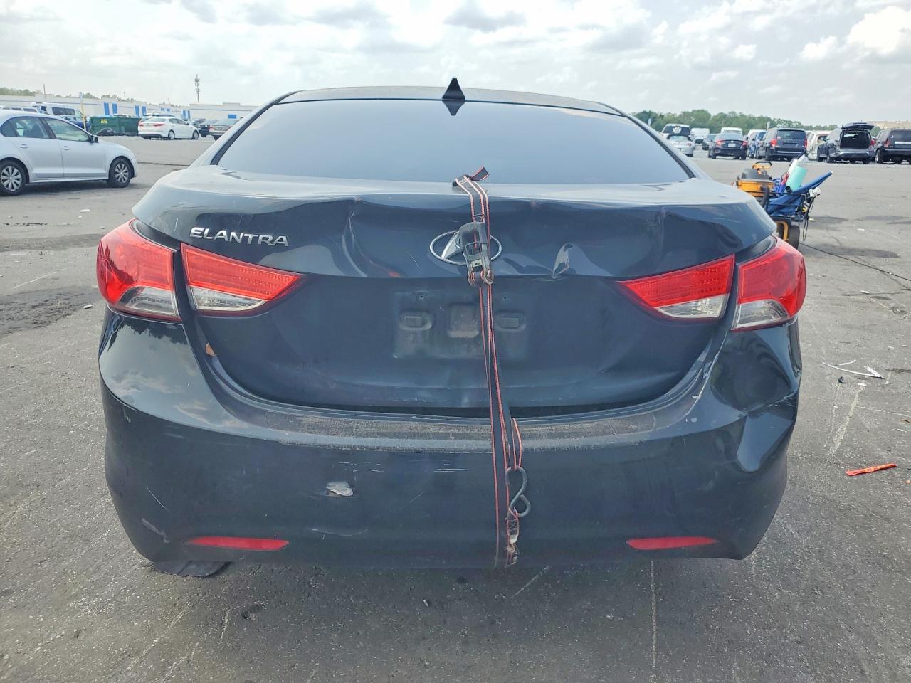 2013 Hyundai Elantra Gls Black vin: 5NPDH4AE9DH153531