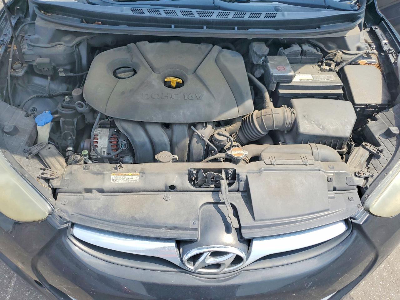 2013 Hyundai Elantra Gls Black vin: 5NPDH4AE9DH153531