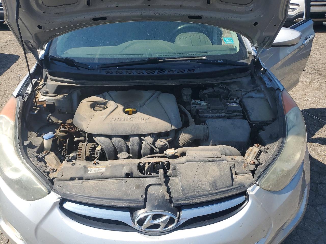 2013 Hyundai Elantra Gls Серебряный vin: 5NPDH4AE9DH159510