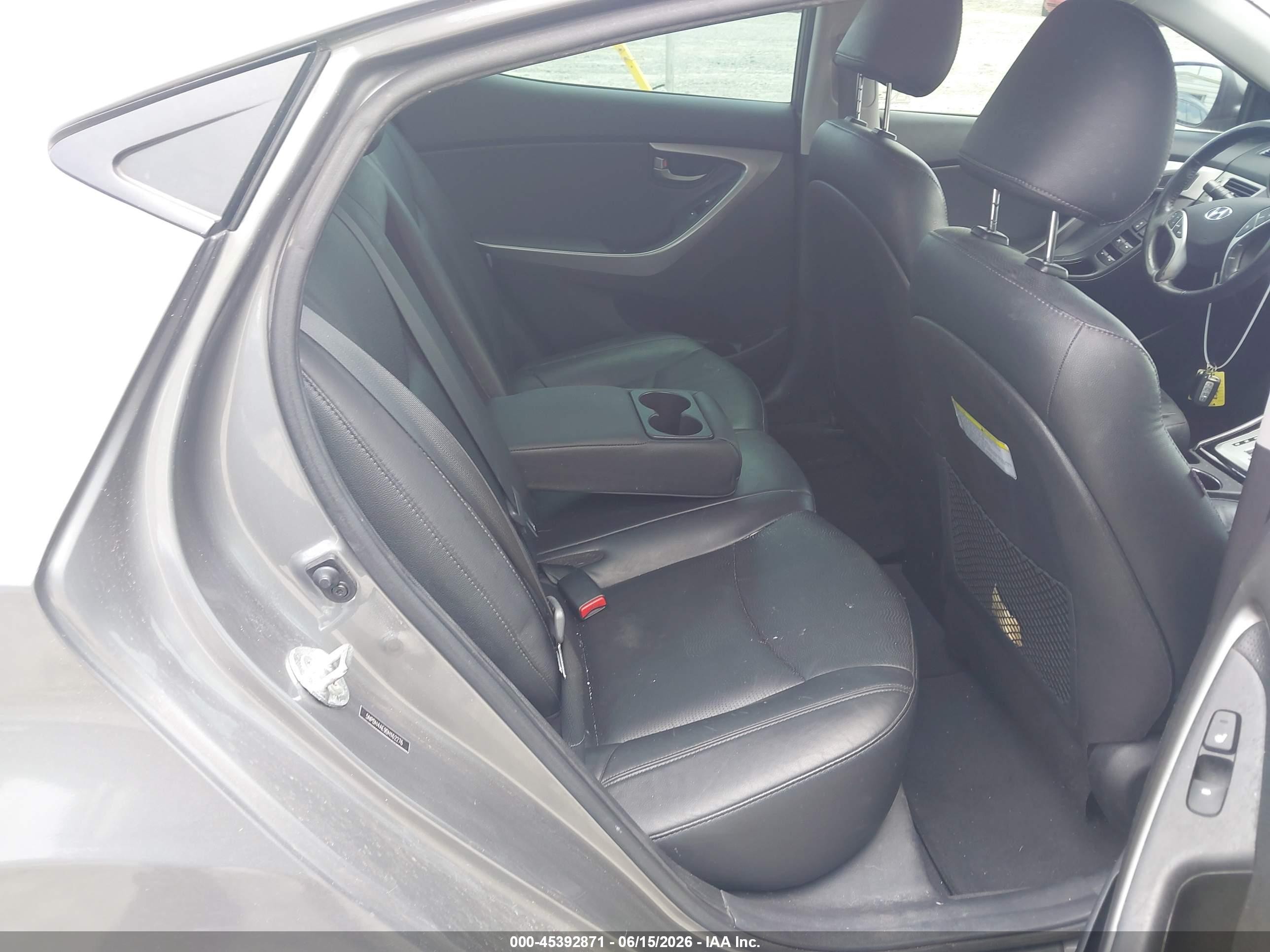 2013 Hyundai Elantra Limited Gray vin: 5NPDH4AE9DH162276