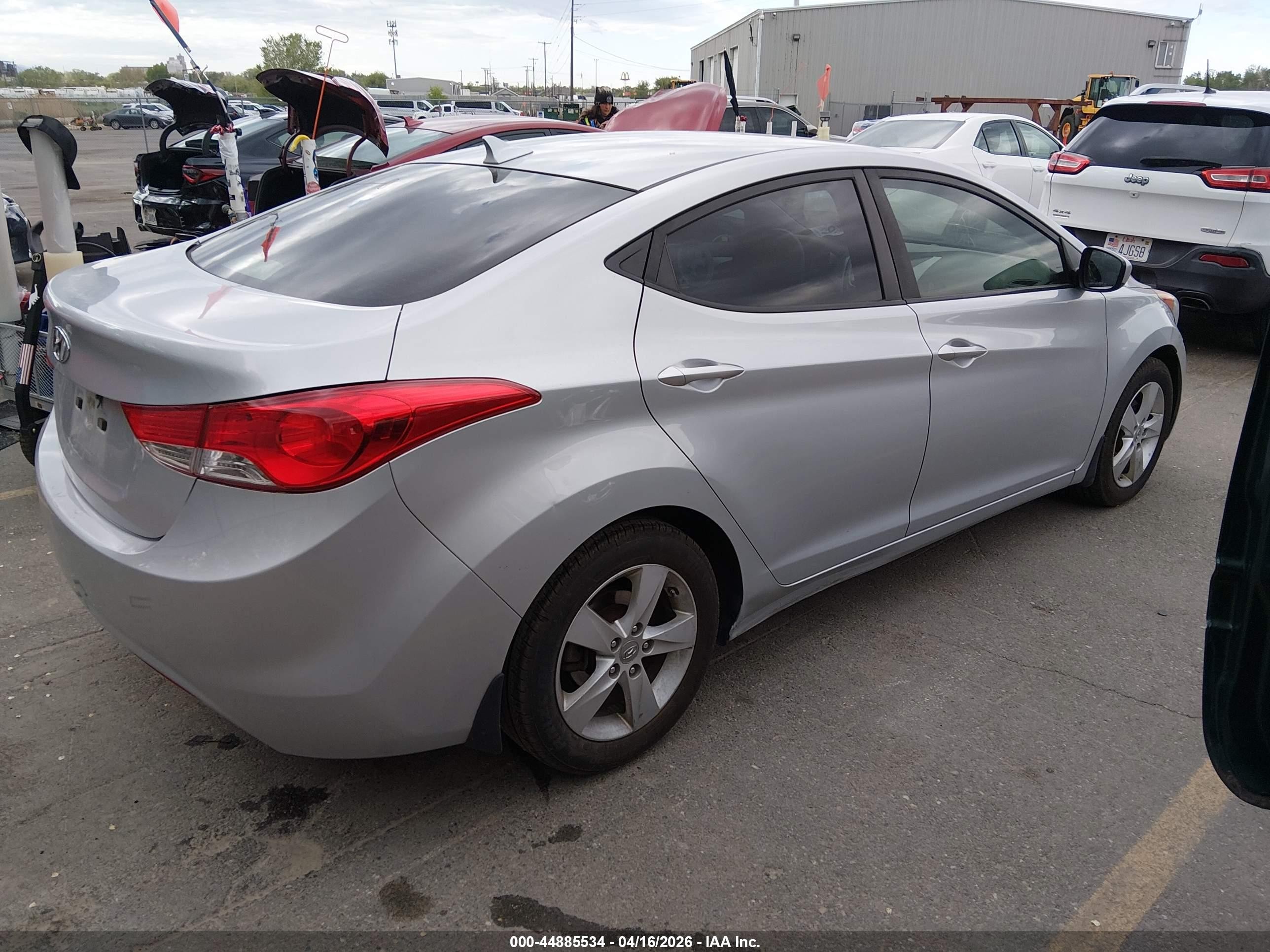 2013 Hyundai Elantra Gls/limited Серебряный vin: 5NPDH4AE9DH165047
