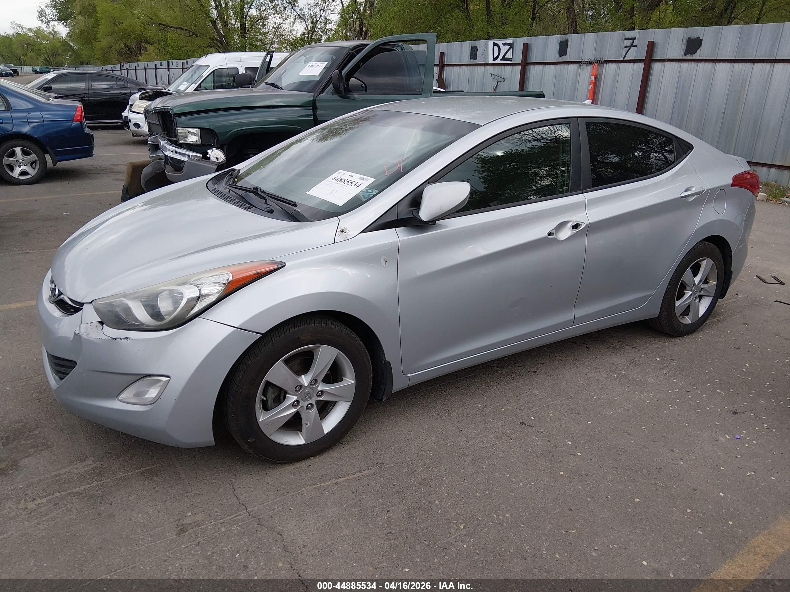 2013 Hyundai Elantra Gls/limited Серебряный vin: 5NPDH4AE9DH165047