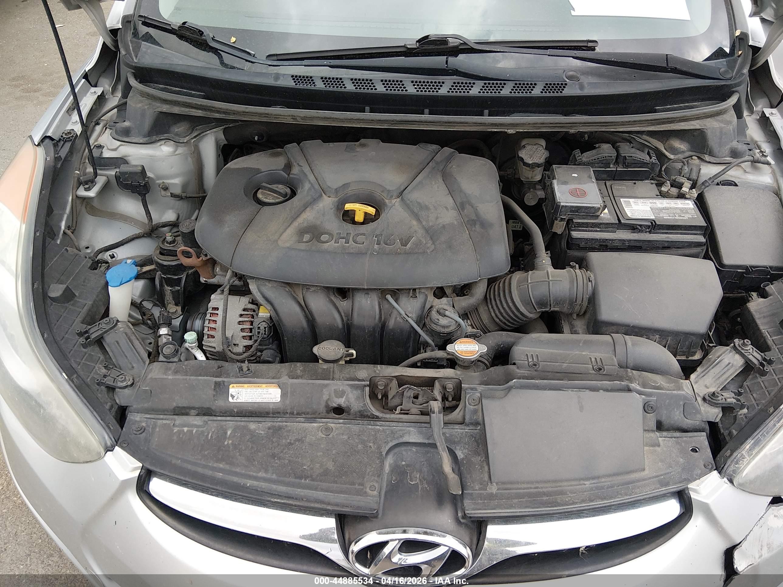 2013 Hyundai Elantra Gls/limited Серебряный vin: 5NPDH4AE9DH165047