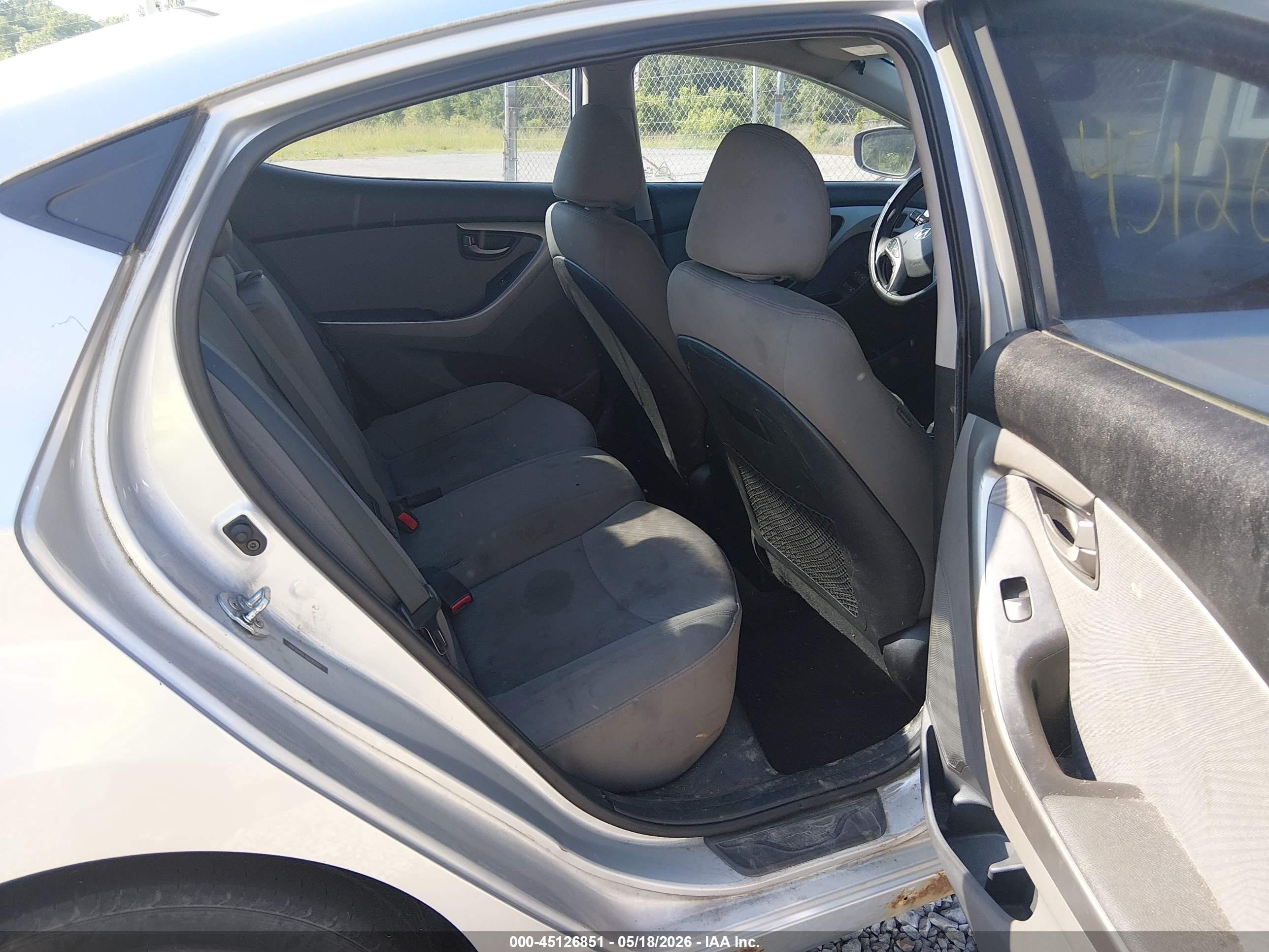 2013 Hyundai Elantra Gls Silver vin: 5NPDH4AE9DH167221