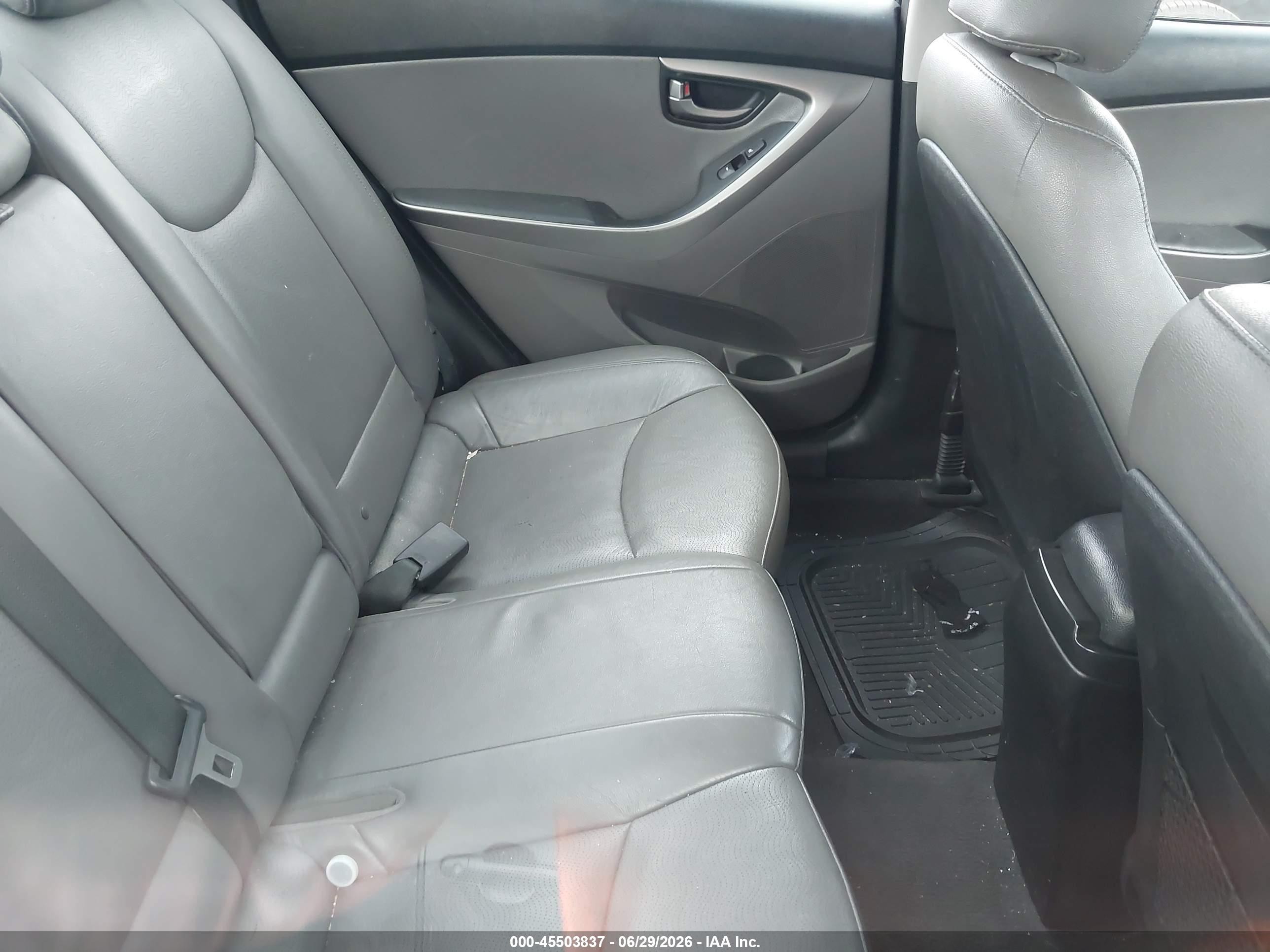 2013 Hyundai Elantra Limited Blue vin: 5NPDH4AE9DH171544