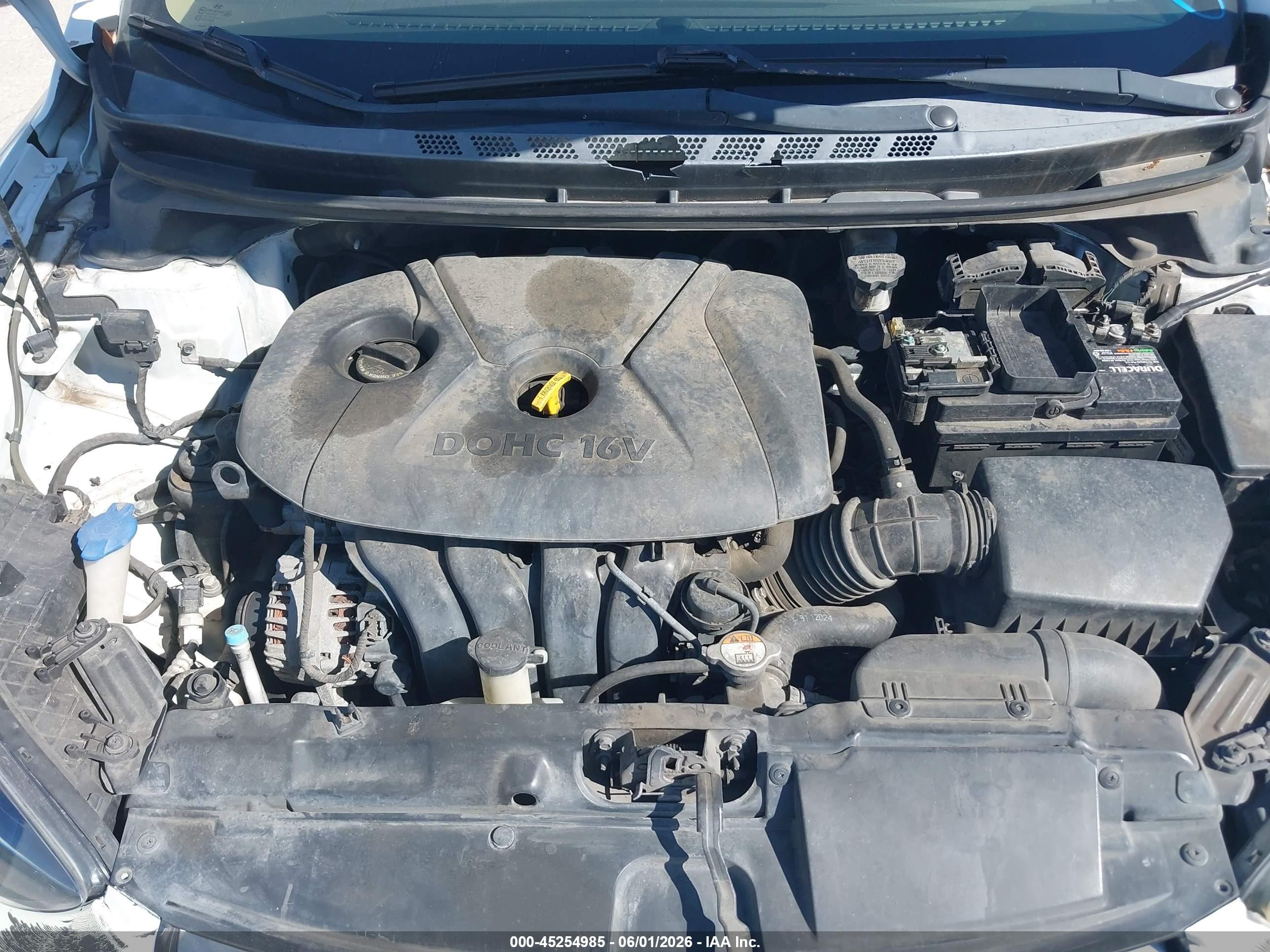2013 Hyundai Elantra Gls Белый vin: 5NPDH4AE9DH189767
