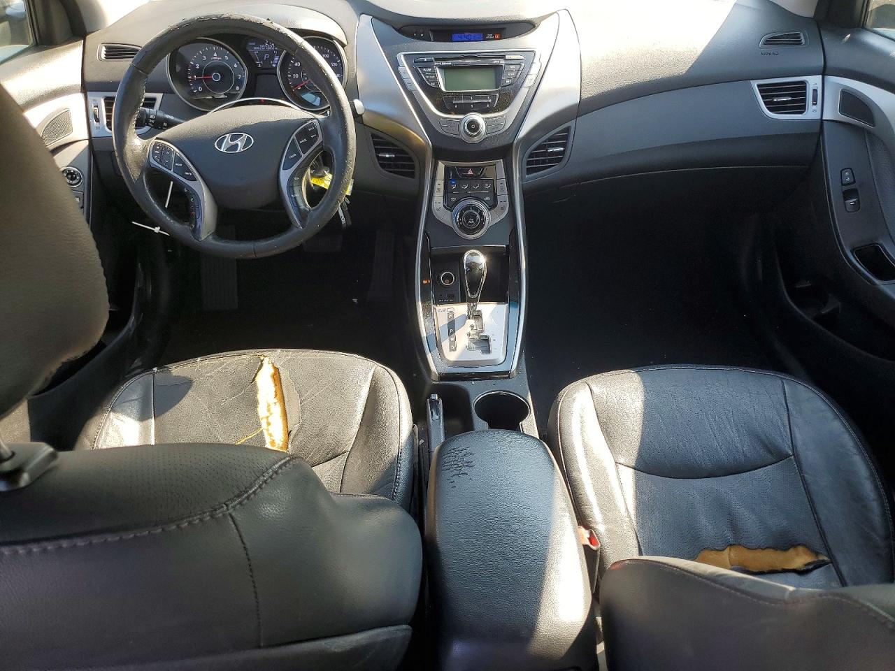2013 Hyundai Elantra Limited Silver vin: 5NPDH4AE9DH189820