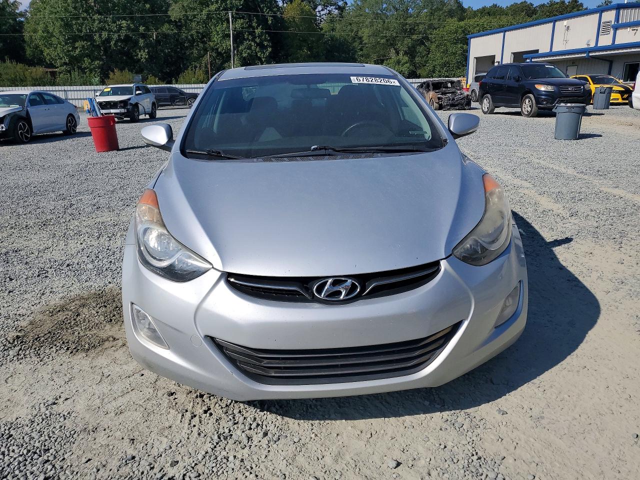 2013 Hyundai Elantra Limited Silver vin: 5NPDH4AE9DH189820