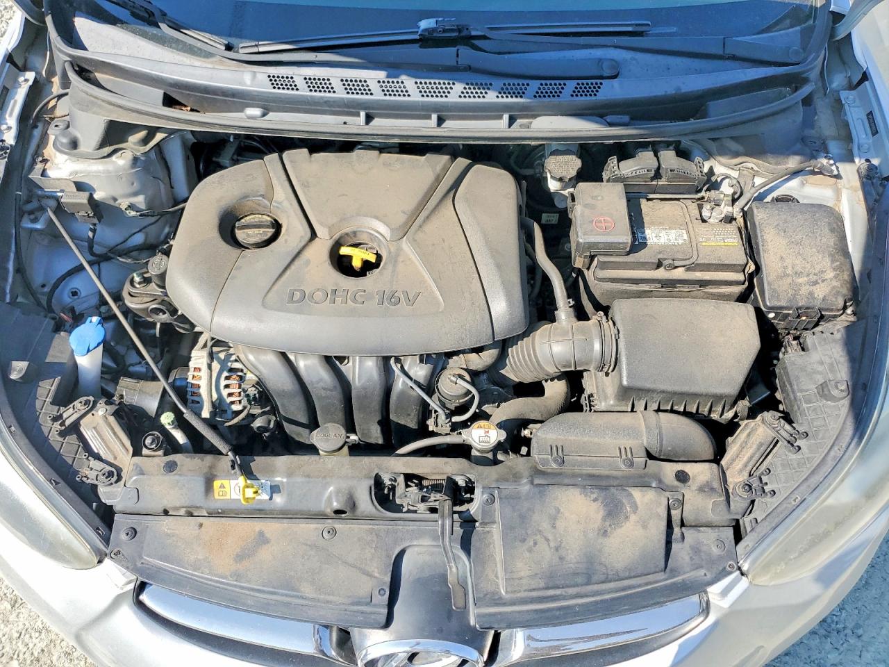 2013 Hyundai Elantra Limited Silver vin: 5NPDH4AE9DH189820