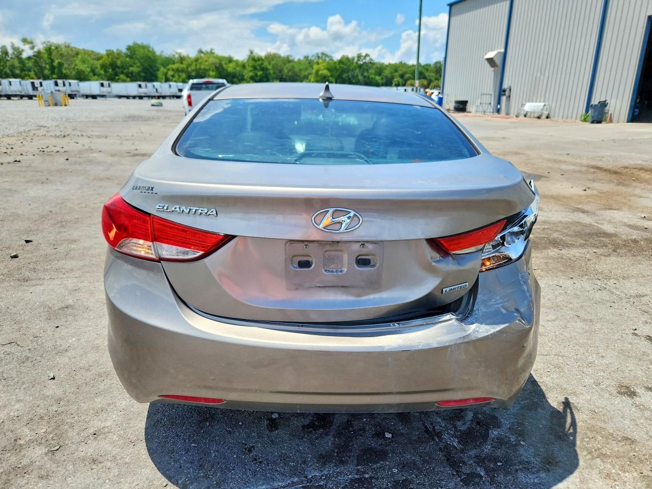 2013 Hyundai Elantra Limited Gray vin: 5NPDH4AE9DH191163