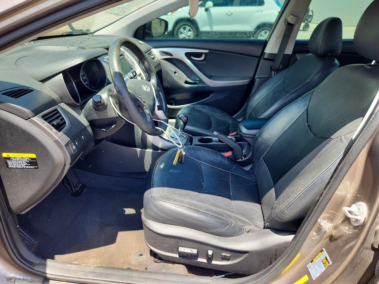 2013 Hyundai Elantra Limited Gray vin: 5NPDH4AE9DH191163