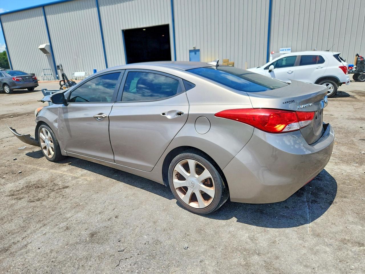 2013 Hyundai Elantra Limited Gray vin: 5NPDH4AE9DH191163