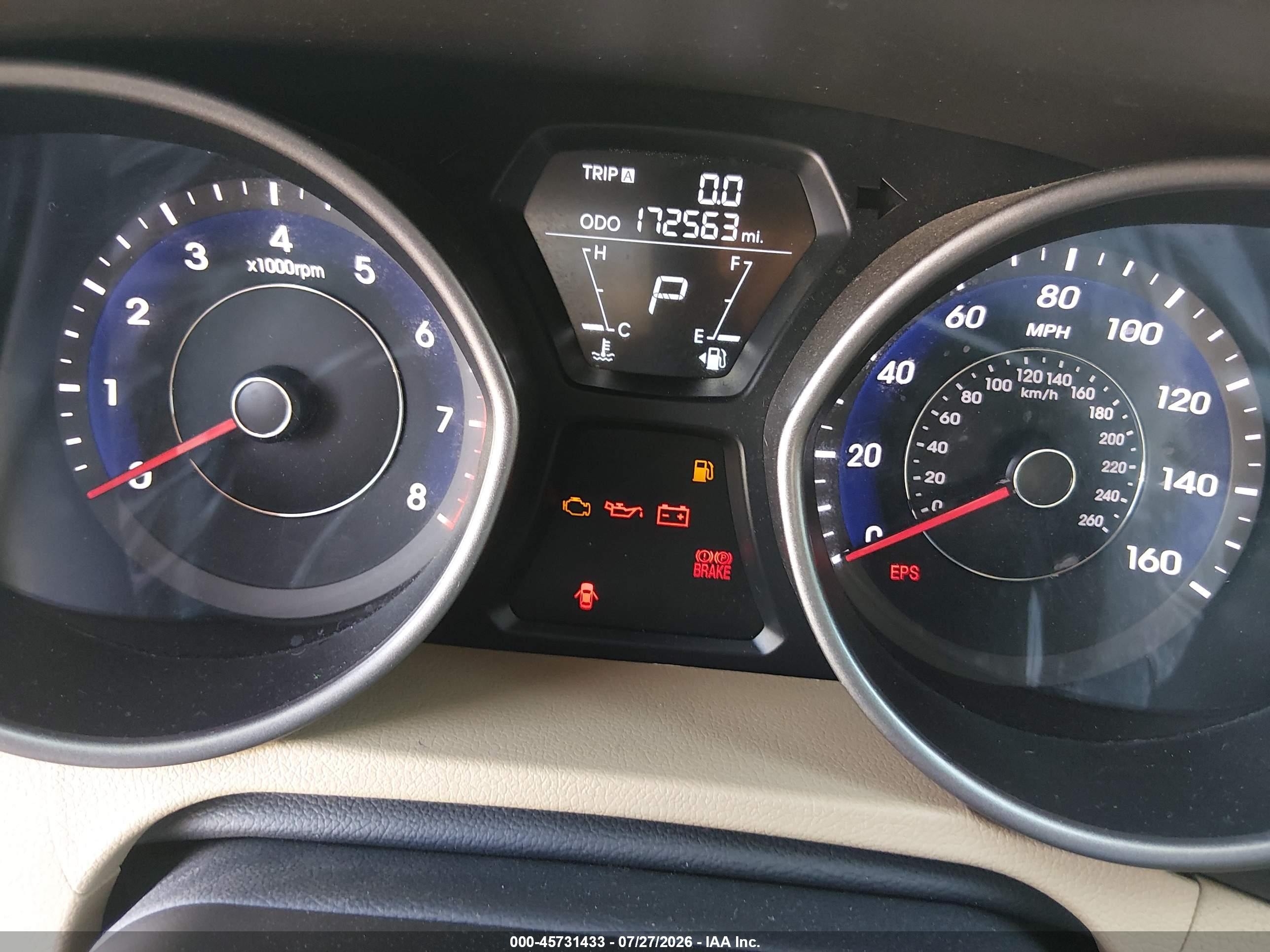 2013 Hyundai Elantra Gls Gold vin: 5NPDH4AE9DH193463