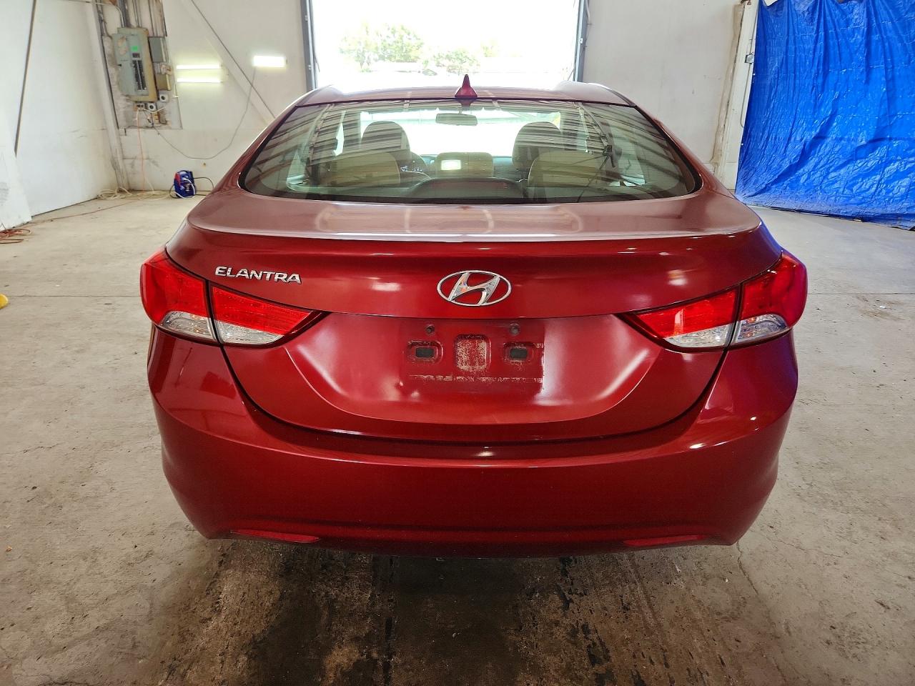 2013 Hyundai Elantra Gls Темно-бордовый vin: 5NPDH4AE9DH194855