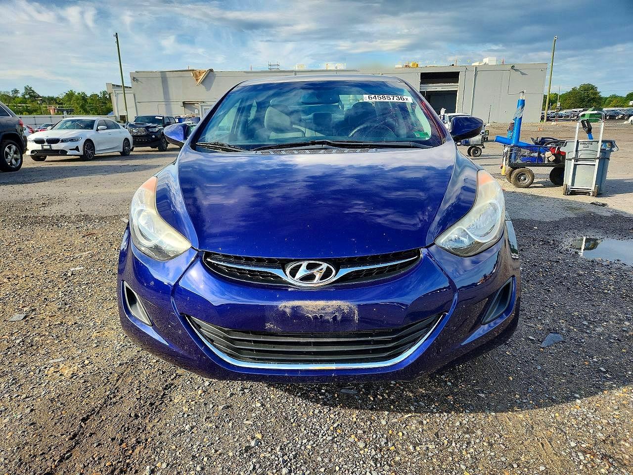 2013 Hyundai Elantra Gls Blue vin: 5NPDH4AE9DH199330