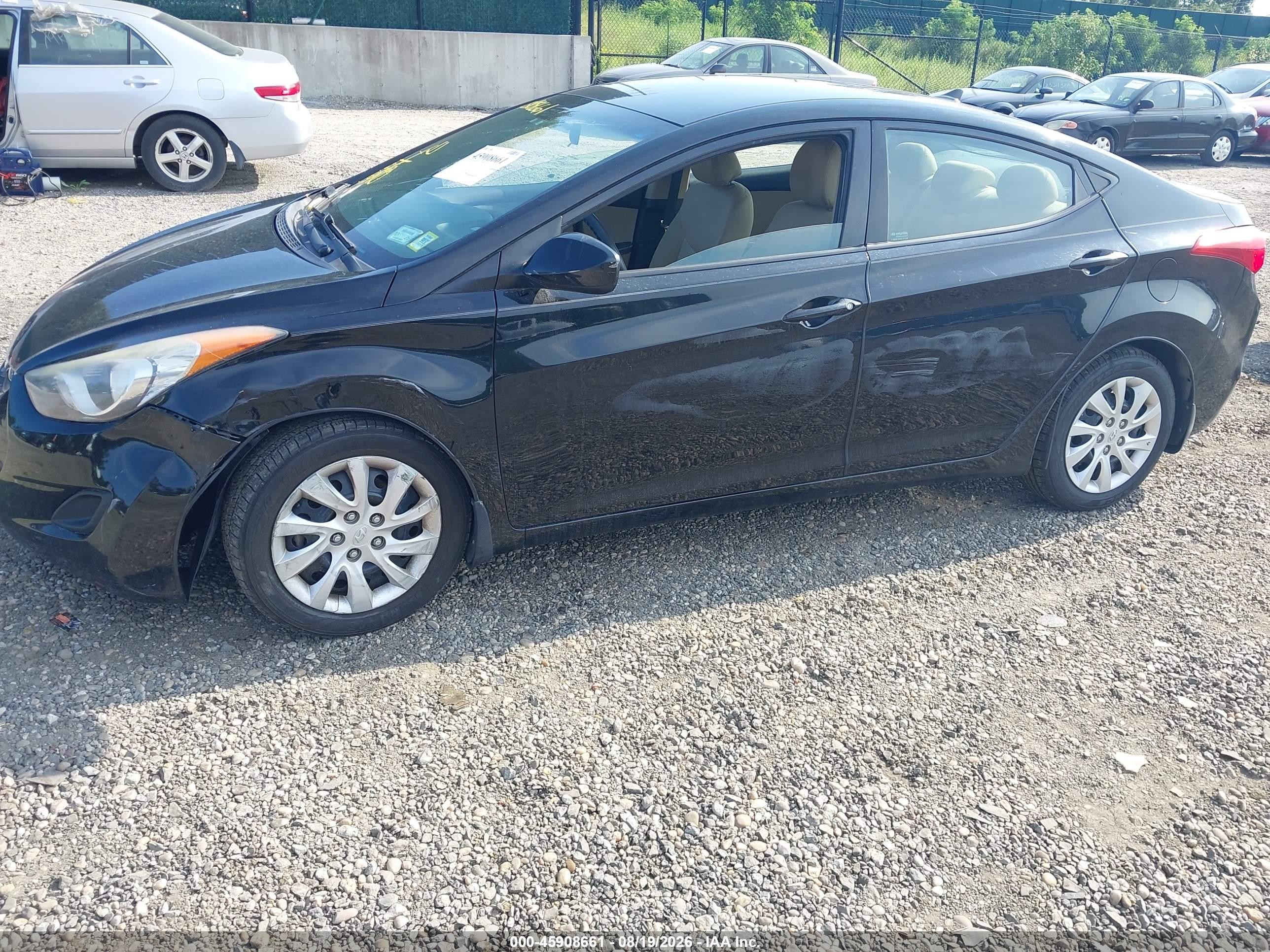 2013 Hyundai Elantra Gls Черный vin: 5NPDH4AE9DH201478