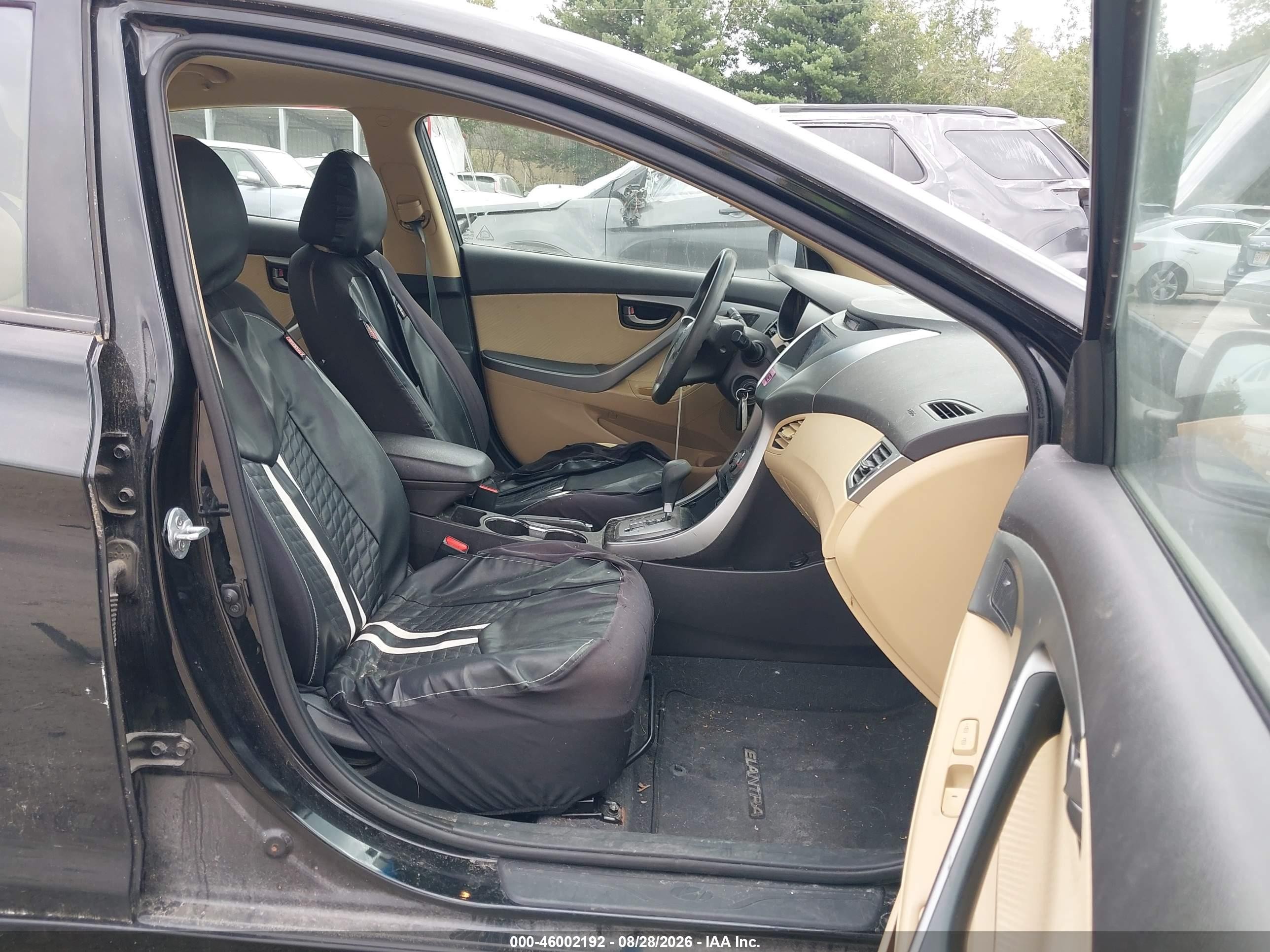 2013 Hyundai Elantra Gls Black vin: 5NPDH4AE9DH205692