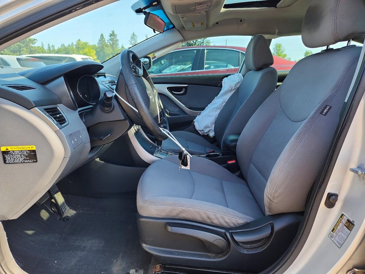 2013 Hyundai Elantra Gls Silver vin: 5NPDH4AE9DH210276