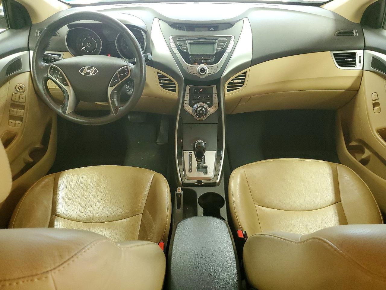 2013 Hyundai Elantra Limited White vin: 5NPDH4AE9DH211640