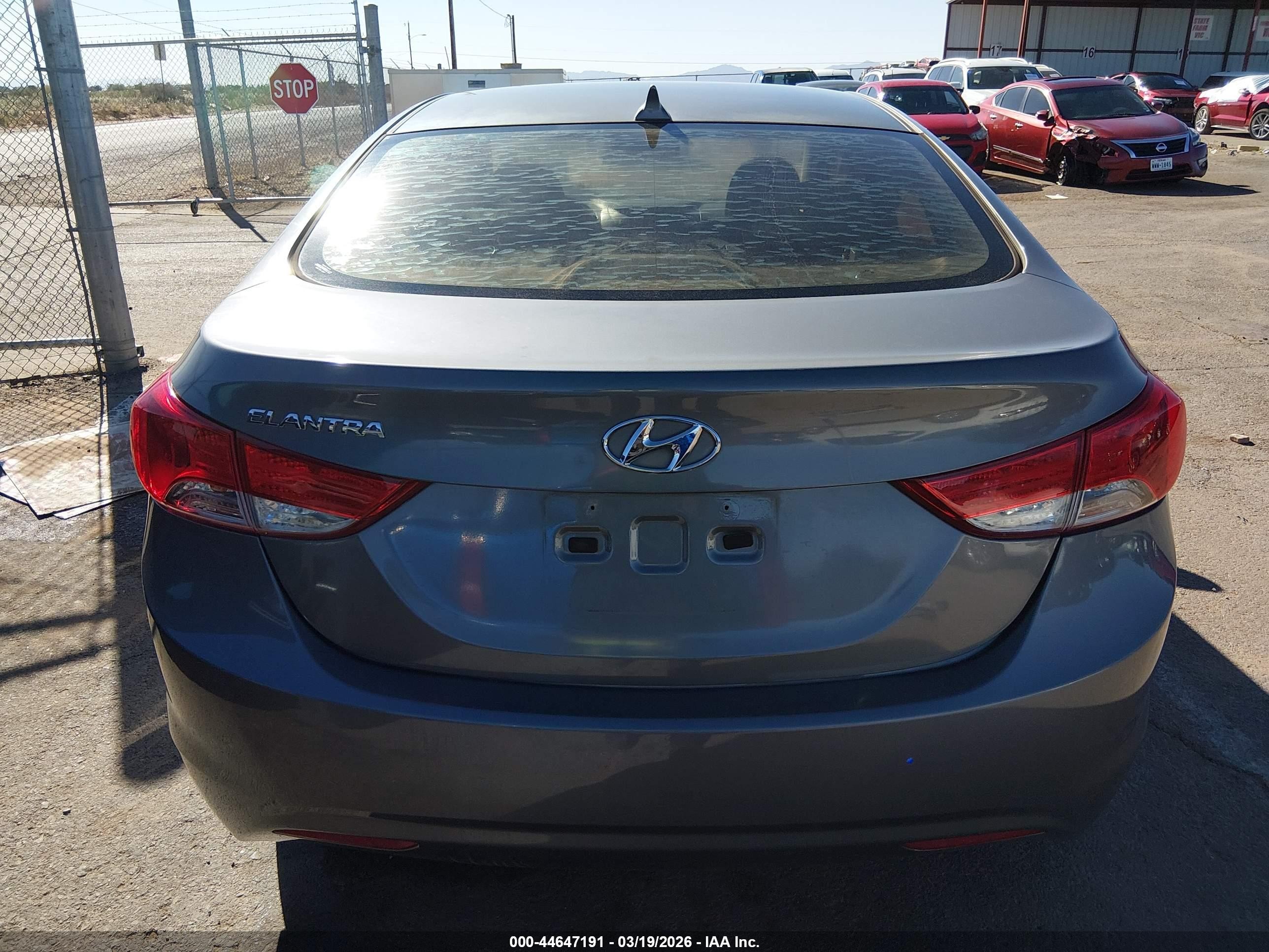 2013 Hyundai Elantra Gls/limited Gray vin: 5NPDH4AE9DH215655