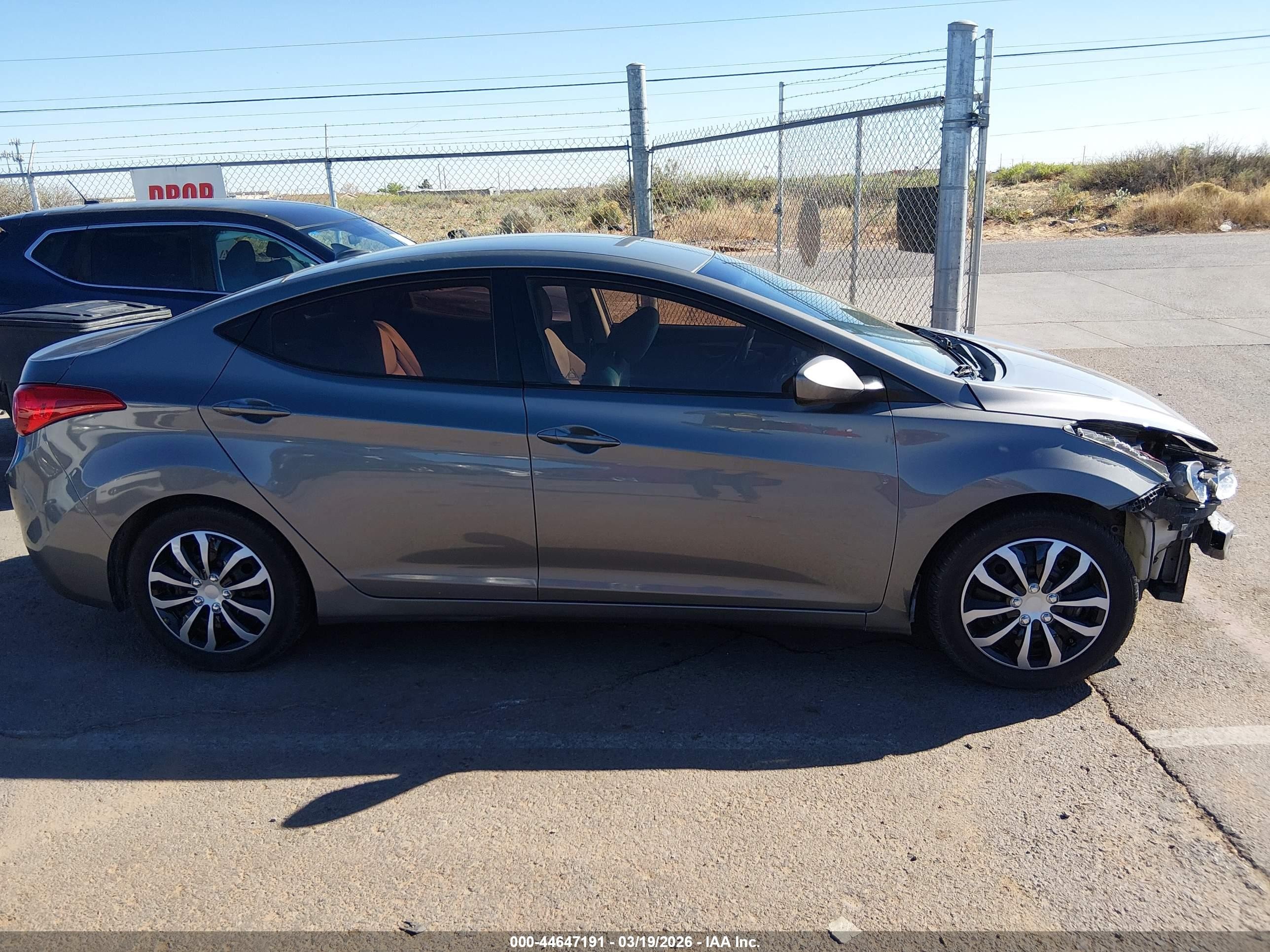 2013 Hyundai Elantra Gls/limited Gray vin: 5NPDH4AE9DH215655