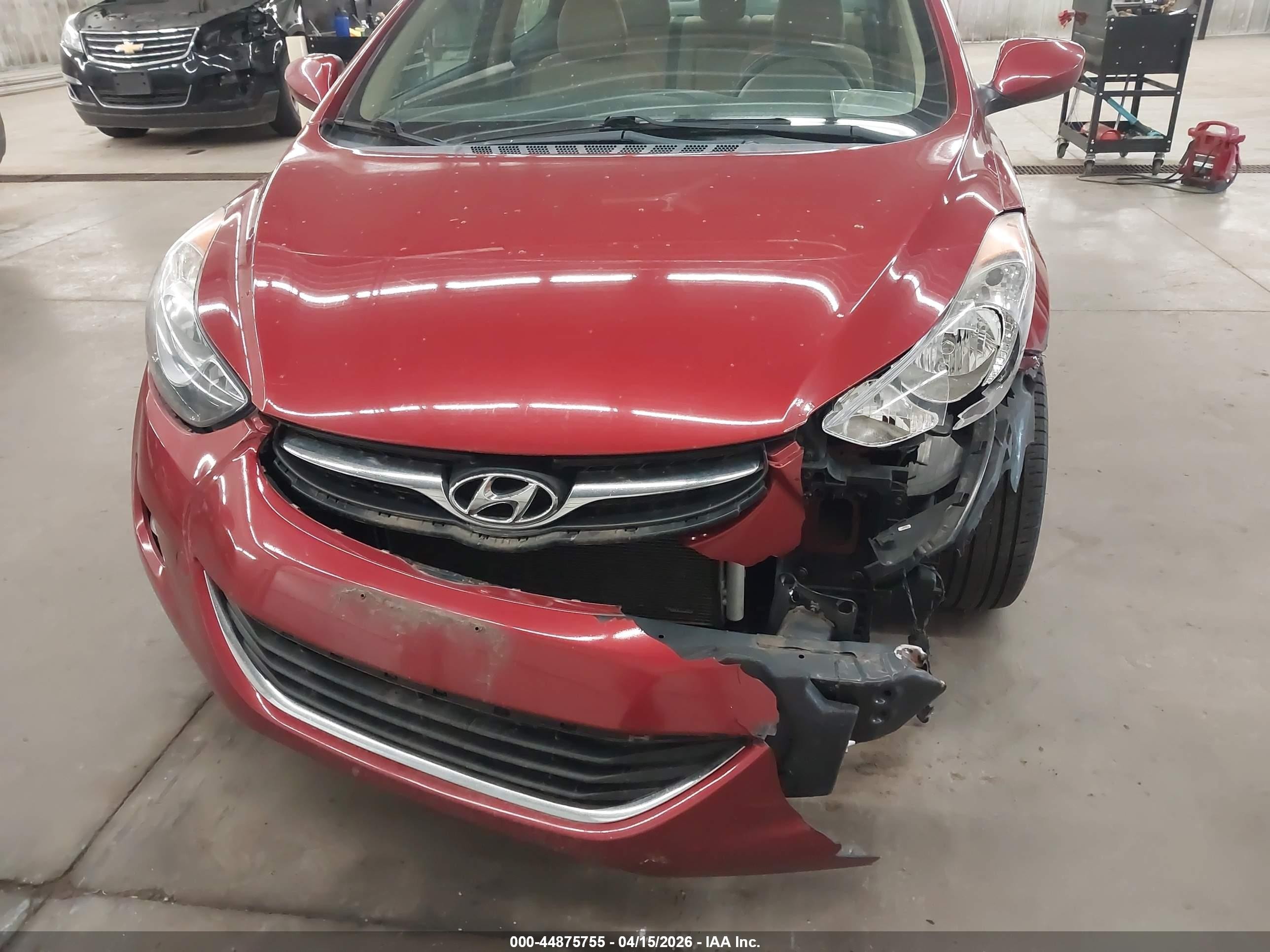 2013 Hyundai Elantra Gls/limited Red vin: 5NPDH4AE9DH222461