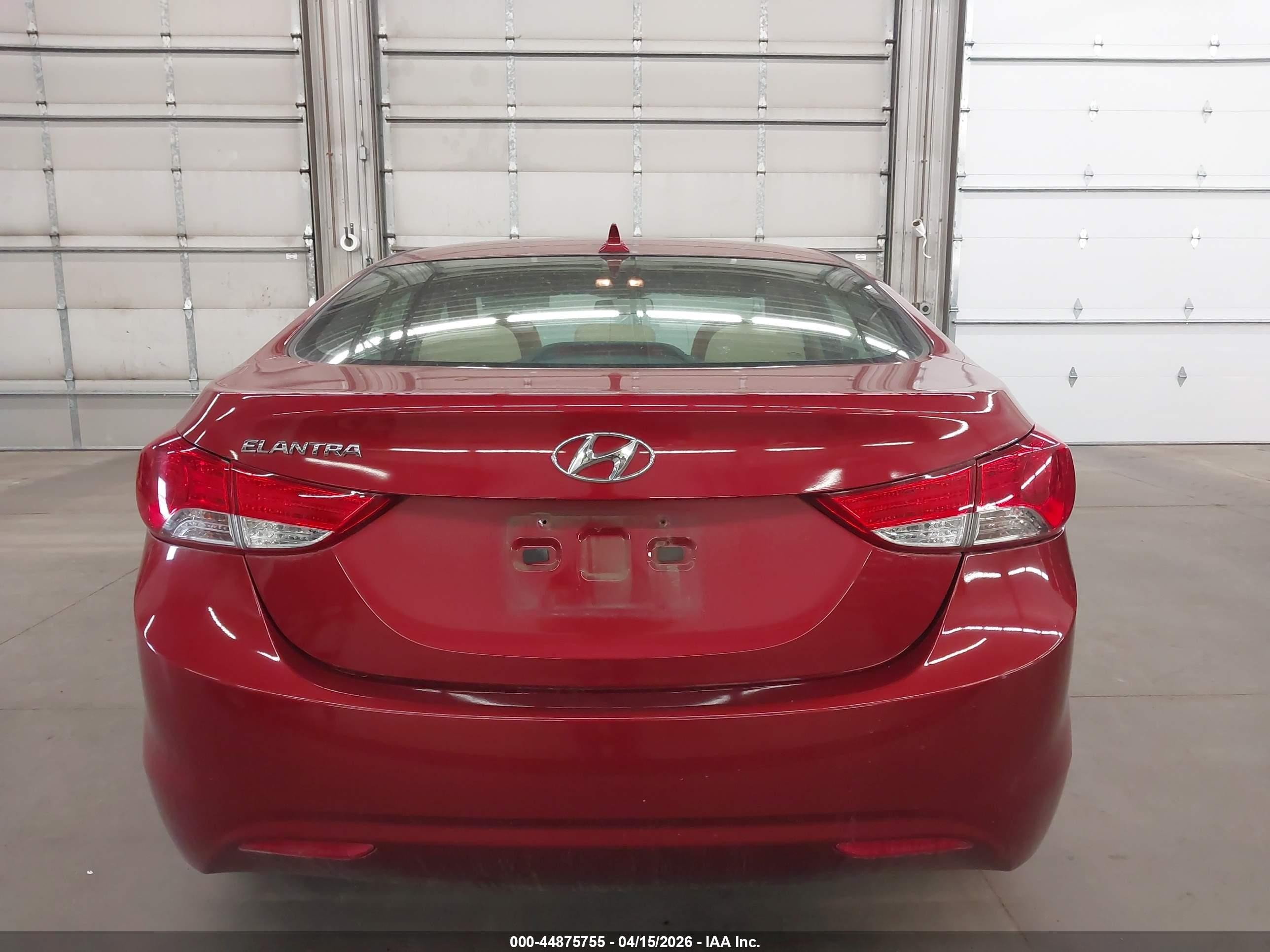 2013 Hyundai Elantra Gls/limited Red vin: 5NPDH4AE9DH222461