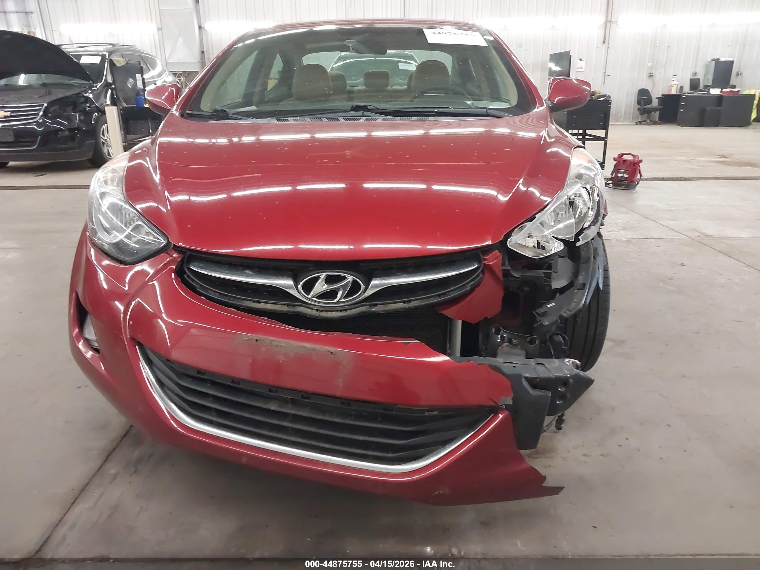 2013 Hyundai Elantra Gls/limited Red vin: 5NPDH4AE9DH222461