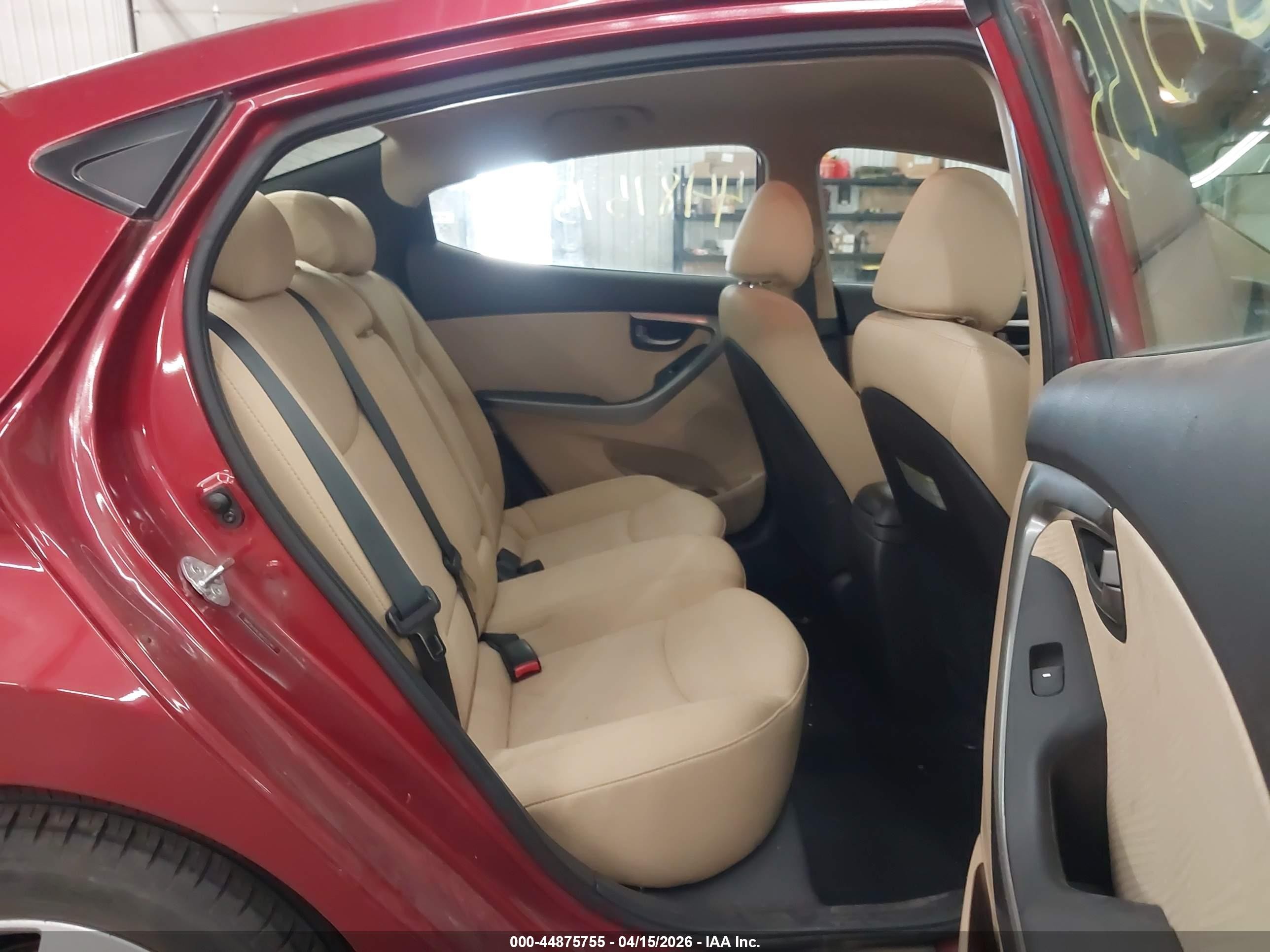 2013 Hyundai Elantra Gls/limited Red vin: 5NPDH4AE9DH222461