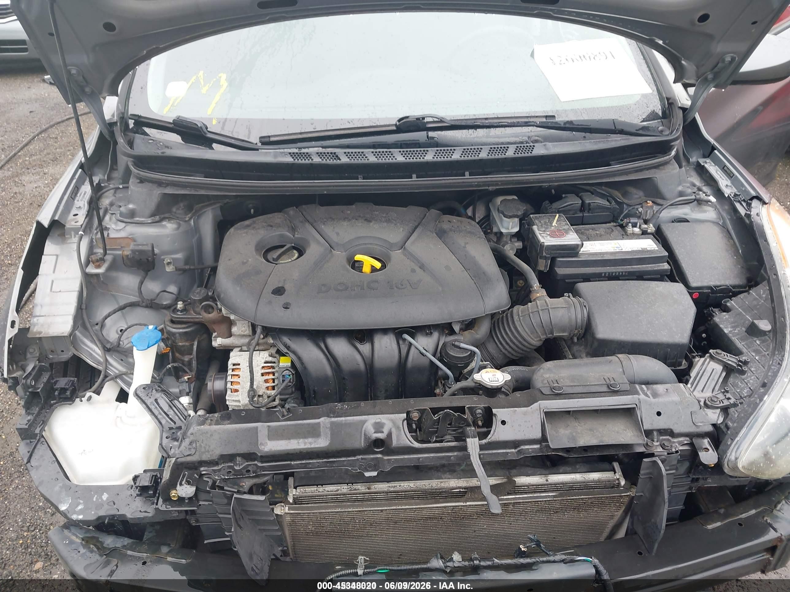 2013 Hyundai Elantra Gls Gray vin: 5NPDH4AE9DH232018