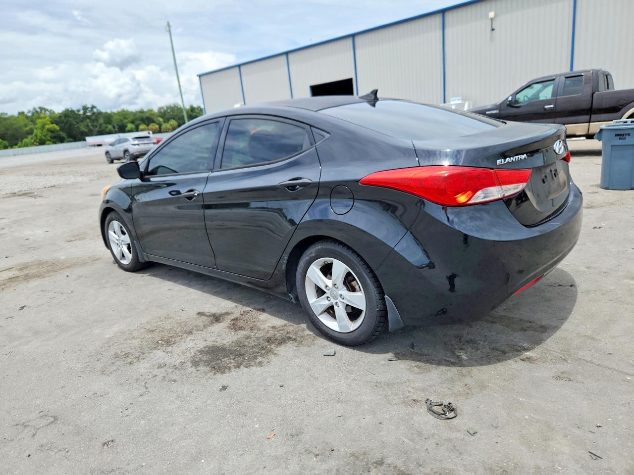 2013 Hyundai Elantra Gls Black vin: 5NPDH4AE9DH235985