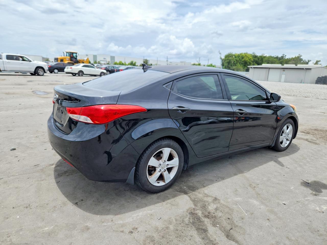 2013 Hyundai Elantra Gls Black vin: 5NPDH4AE9DH235985