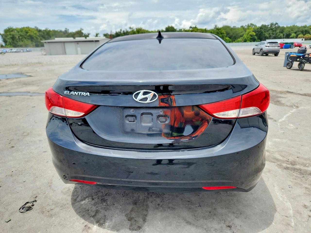 2013 Hyundai Elantra Gls Black vin: 5NPDH4AE9DH235985