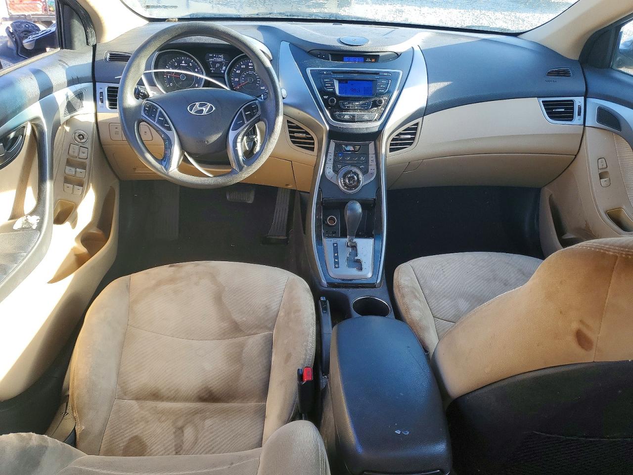 2013 Hyundai Elantra Gls Серебряный vin: 5NPDH4AE9DH240054