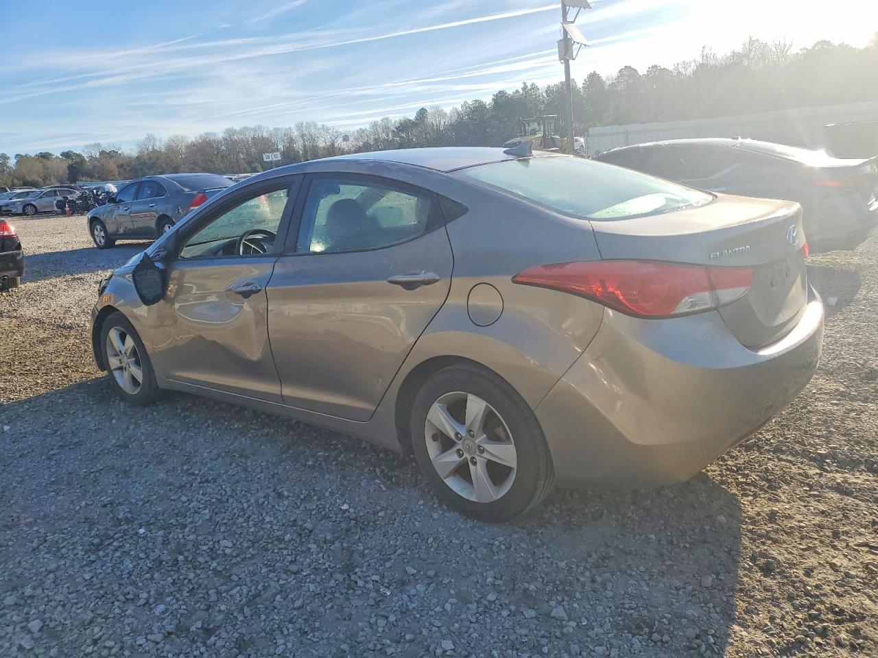 2013 Hyundai Elantra Gls Серебряный vin: 5NPDH4AE9DH240054