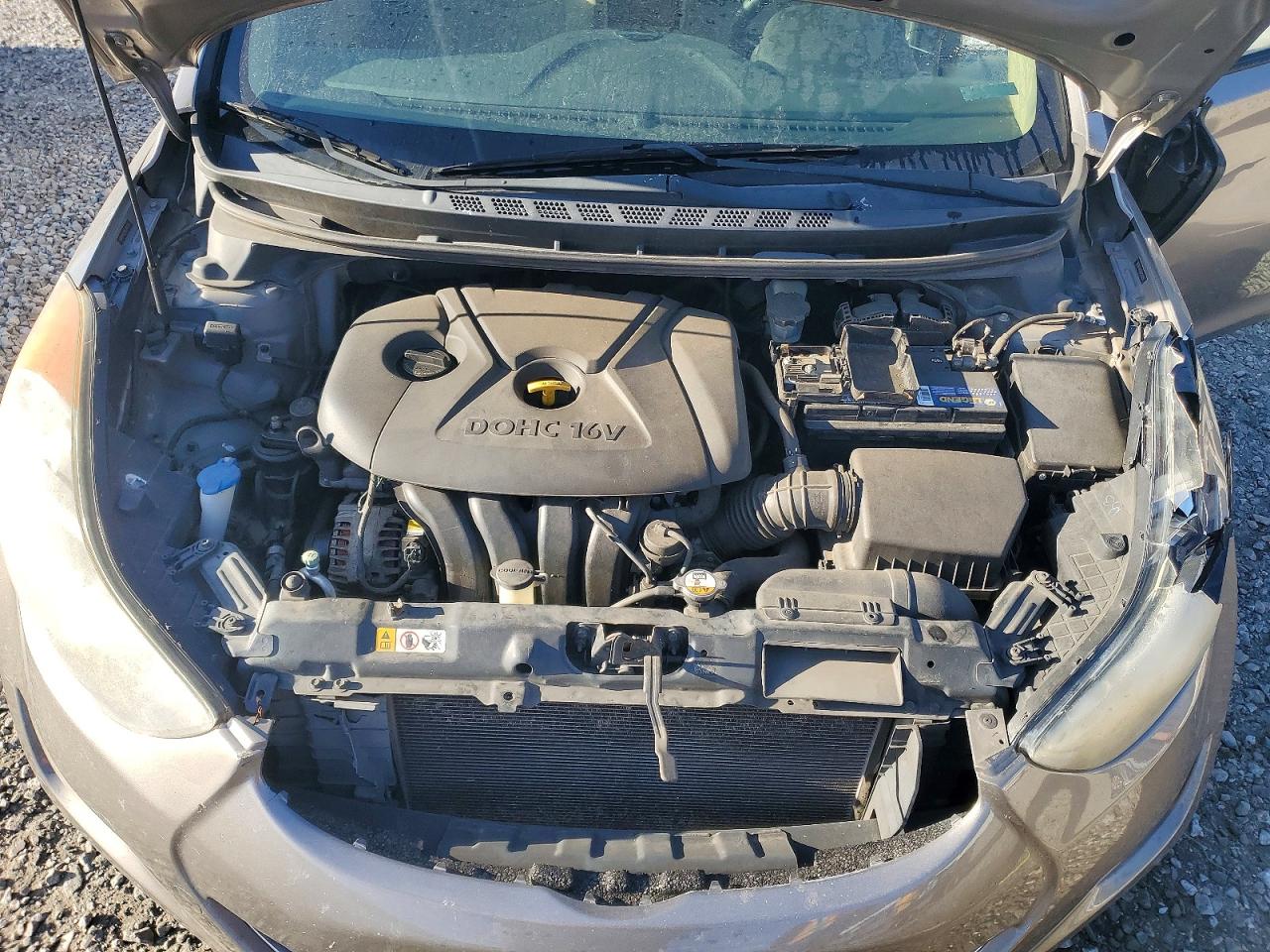 2013 Hyundai Elantra Gls Серебряный vin: 5NPDH4AE9DH240054