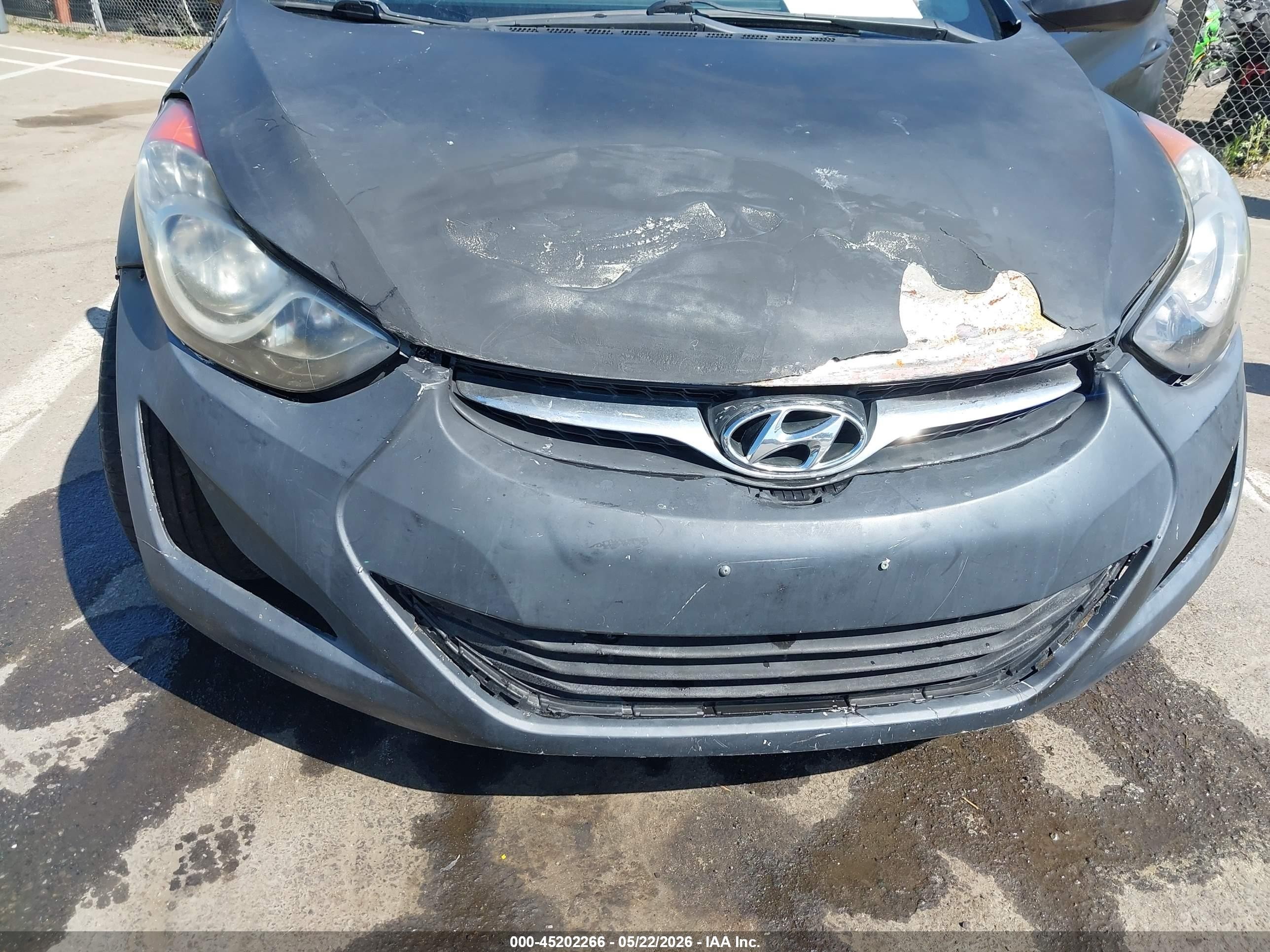 2013 Hyundai Elantra Gls Black vin: 5NPDH4AE9DH240796