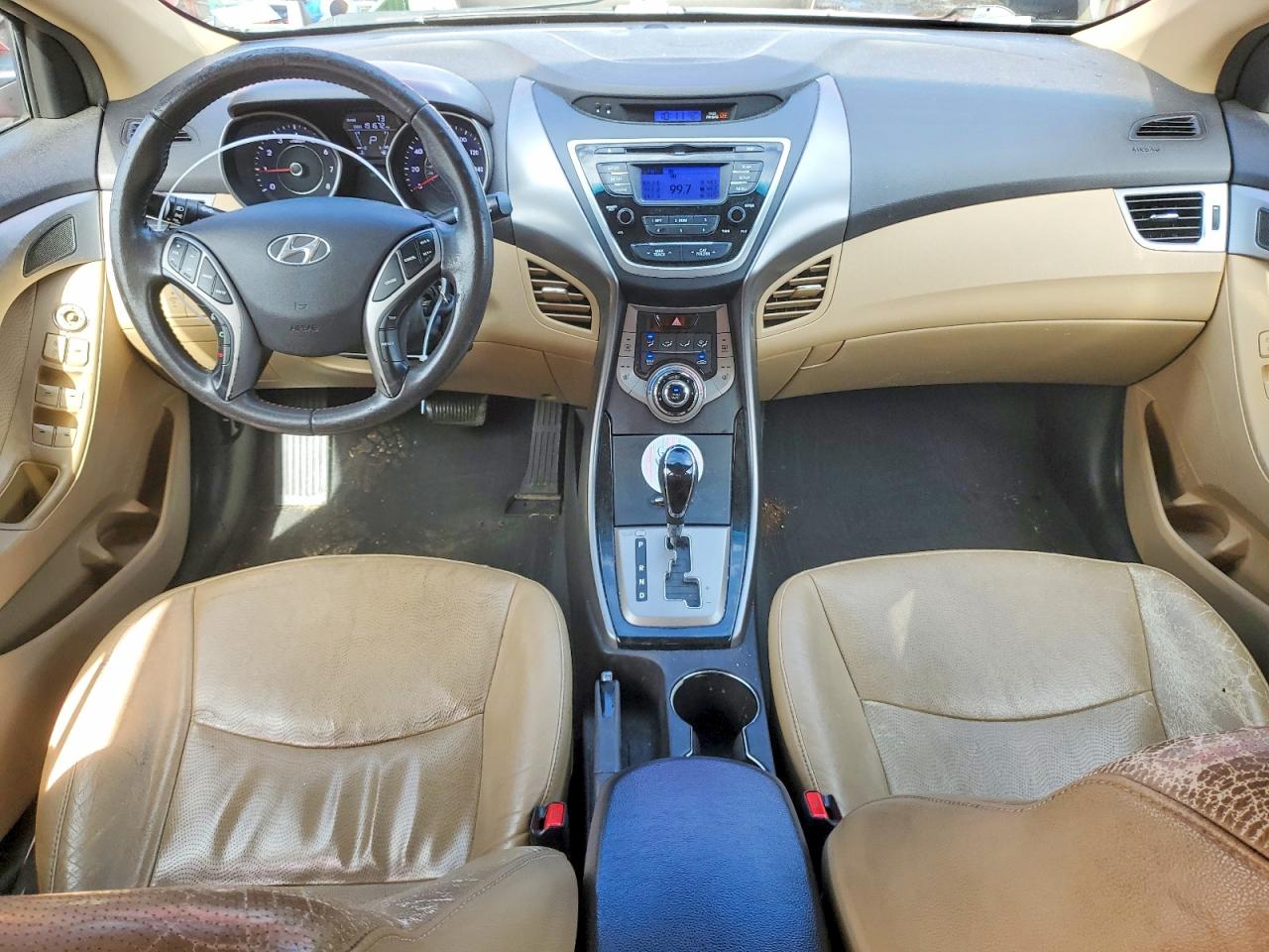 2013 Hyundai Elantra Limited Red vin: 5NPDH4AE9DH243083