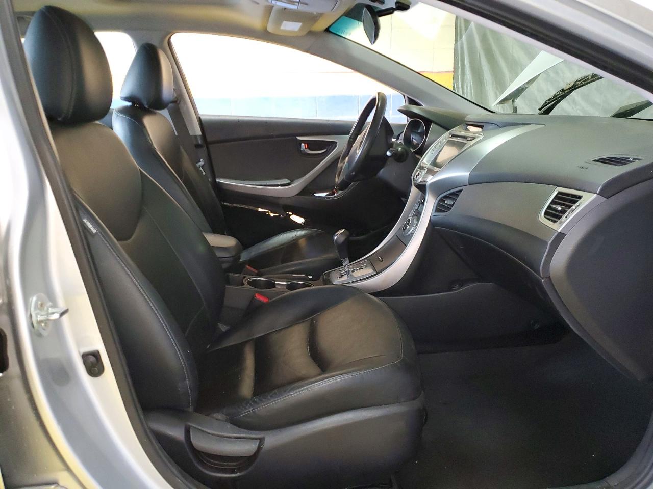 2013 Hyundai Elantra Limited Silver vin: 5NPDH4AE9DH249045