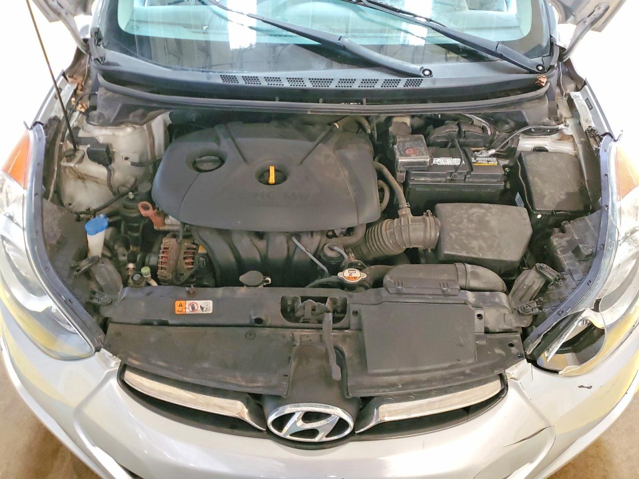 2013 Hyundai Elantra Limited Silver vin: 5NPDH4AE9DH249045