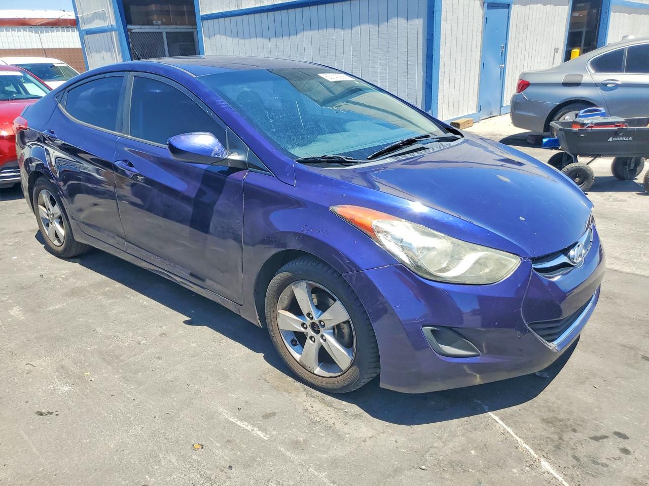 2013 Hyundai Elantra Gls Black vin: 5NPDH4AE9DH253080