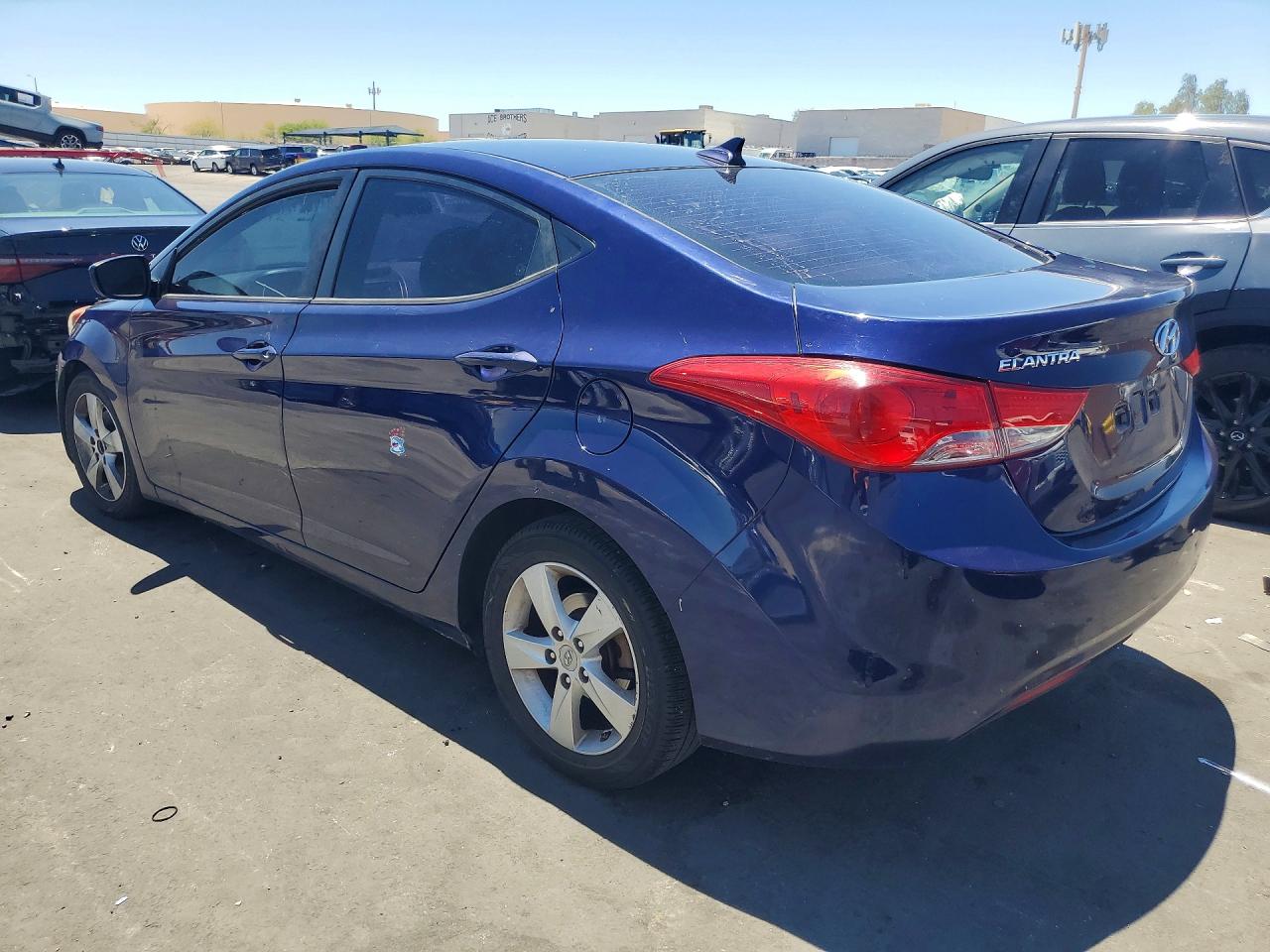 2013 Hyundai Elantra Gls Black vin: 5NPDH4AE9DH253080