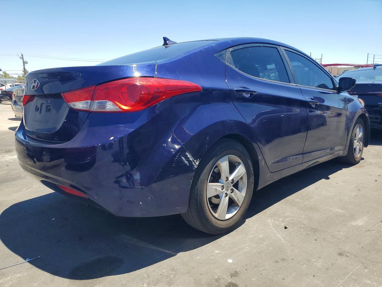 2013 Hyundai Elantra Gls Black vin: 5NPDH4AE9DH253080