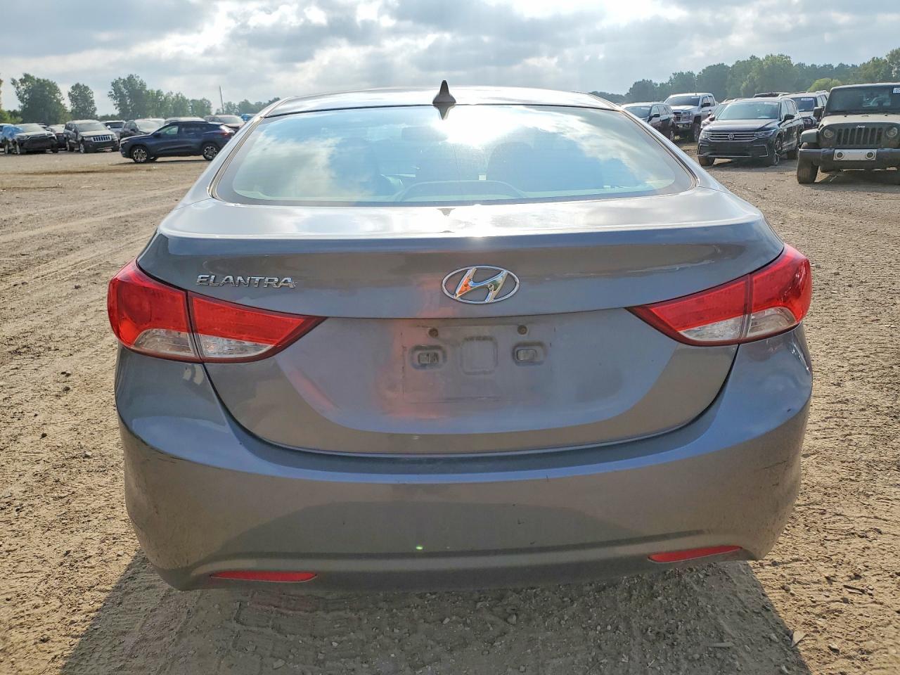 2013 Hyundai Elantra Gls Серый vin: 5NPDH4AE9DH254200