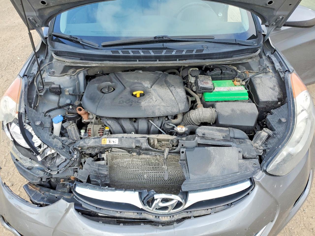 2013 Hyundai Elantra Gls Серый vin: 5NPDH4AE9DH254200