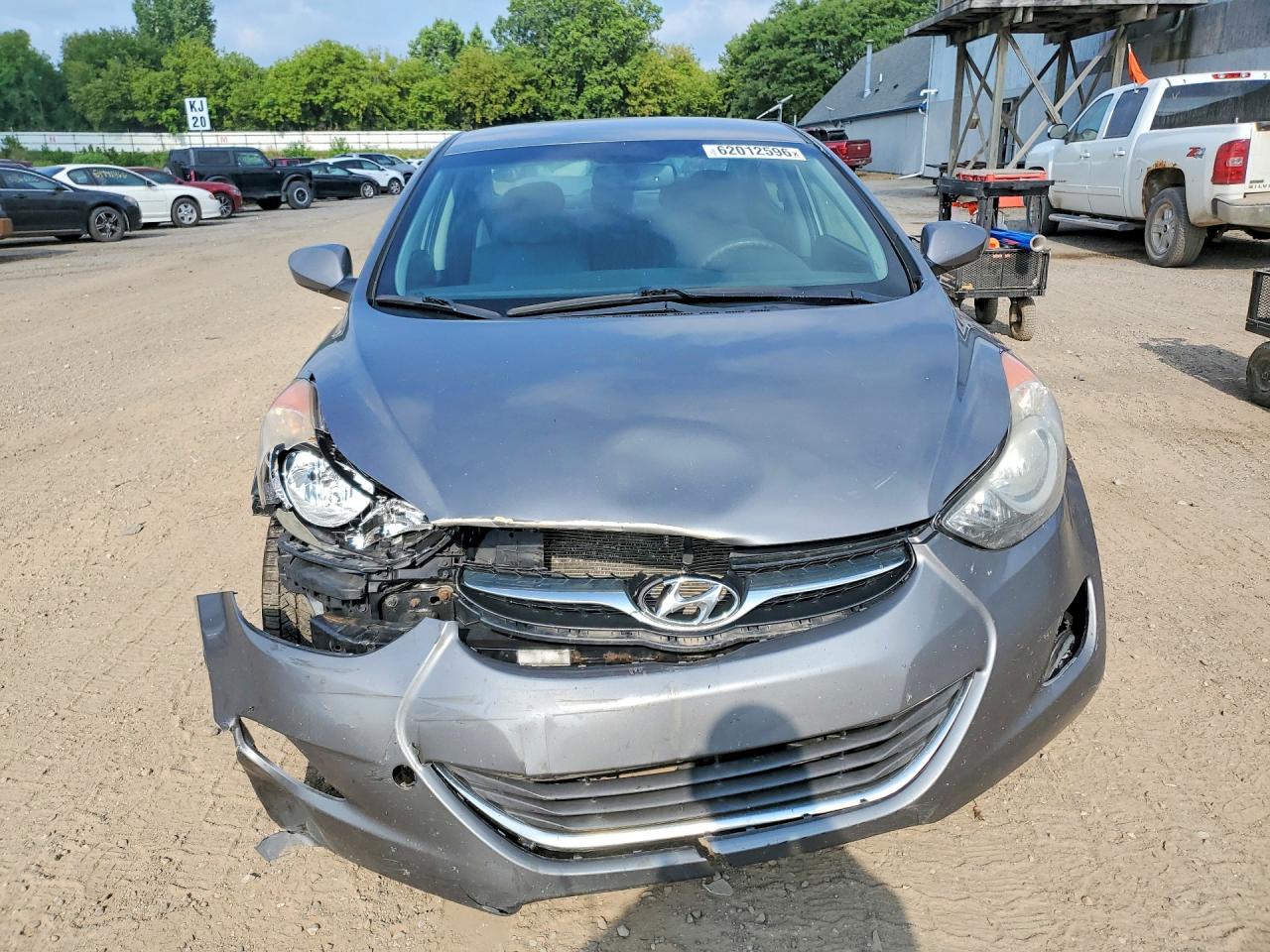 2013 Hyundai Elantra Gls Серый vin: 5NPDH4AE9DH254200