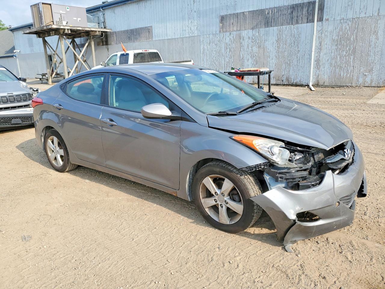 2013 Hyundai Elantra Gls Серый vin: 5NPDH4AE9DH254200